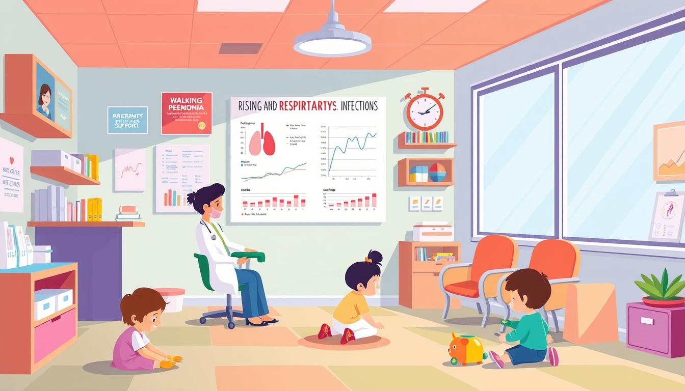 Walking pneumonia, RSV rates are rising in young kids, CDC warns.